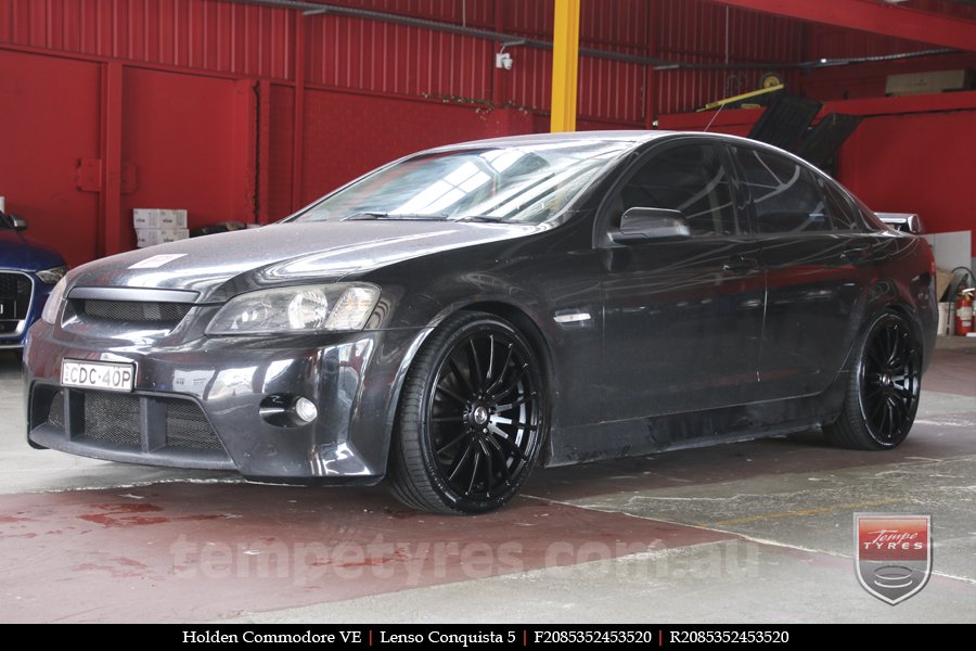 20x8.5 20x9.5 Lenso Conquista 5 SB CQ5 on HOLDEN COMMODORE 