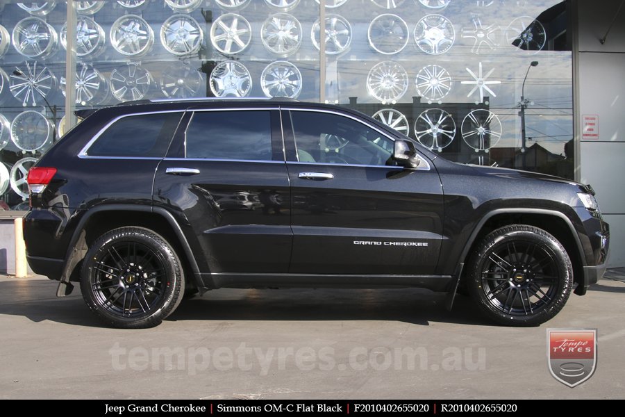 20x8.5 20x10 Simmons OM-C FB on JEEP GRAND CHEROKEE