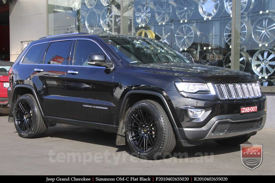 20x8.5 20x10 Simmons OM-C FB on JEEP GRAND CHEROKEE