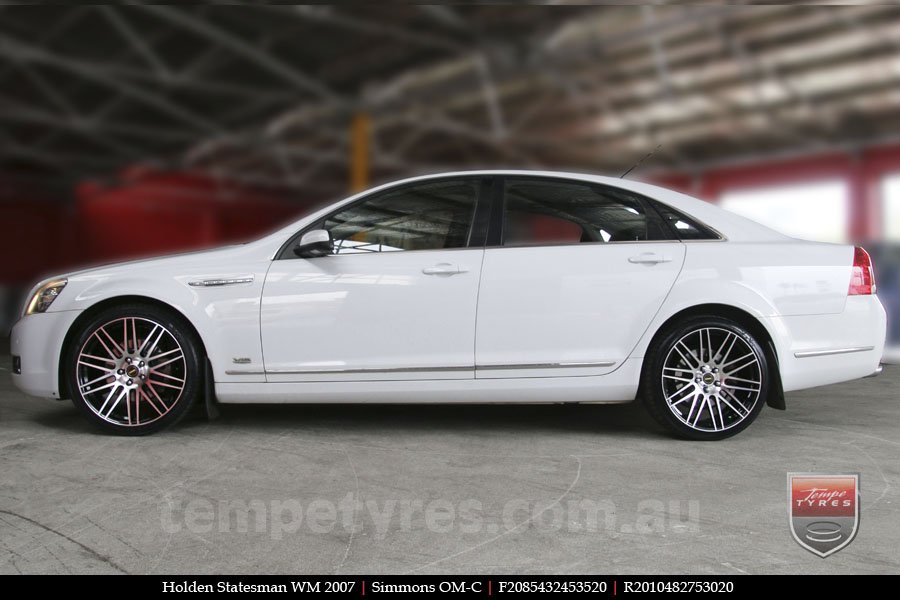 20x8.5 20x10 Simmons OM-C BM on HOLDEN STATESMAN