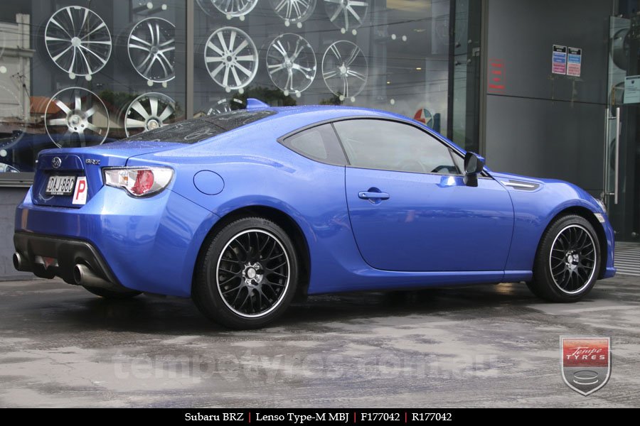 17x7.0 Lenso Type-M - MBJ on SUBARU BRZ