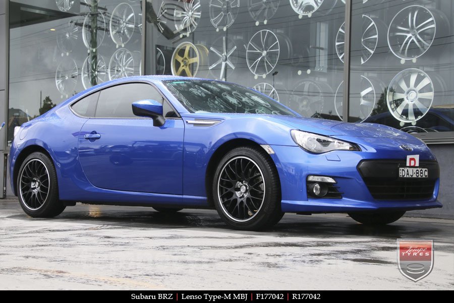 17x7.0 Lenso Type-M - MBJ on SUBARU BRZ