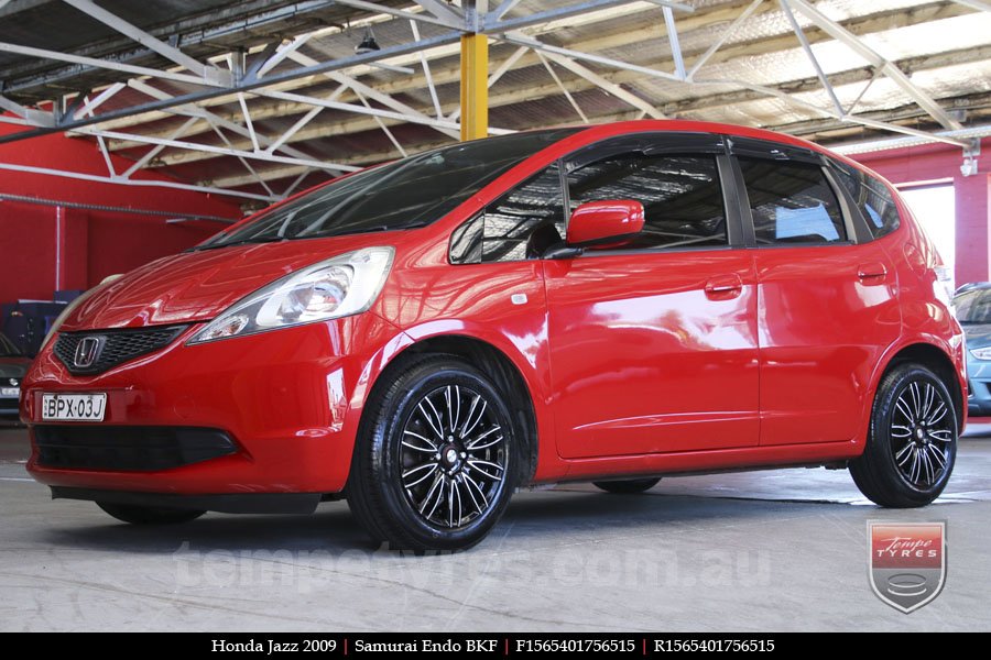 15x6.5 Samurai Endo BKF on HONDA JAZZ