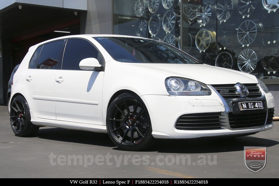 18x8.5 Lenso Spec F MB on VW GOLF