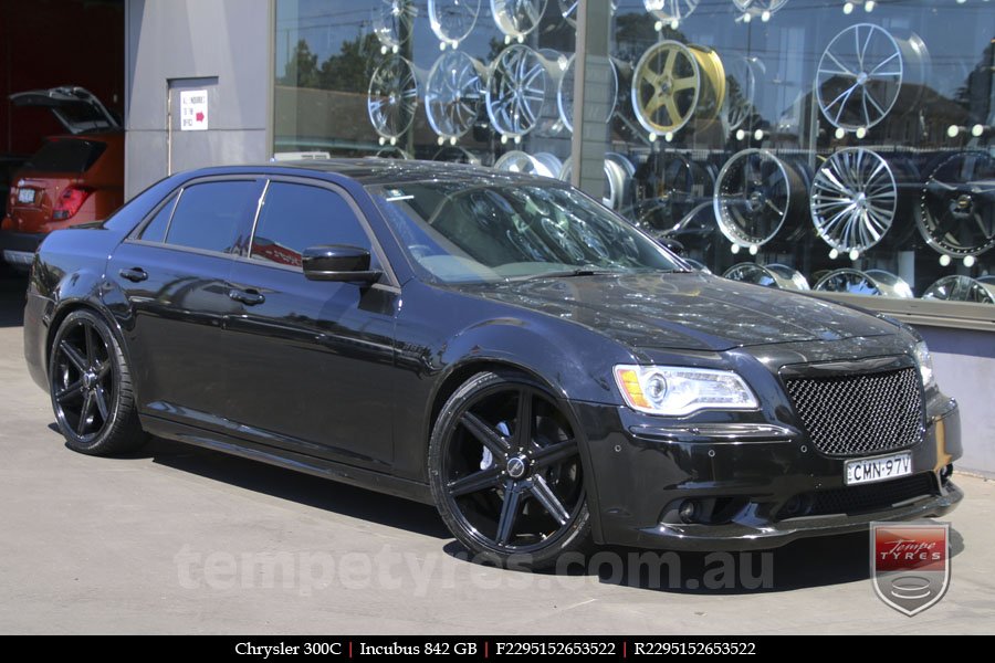 22x9.5 Incubus 842 GB on CHRYSLER 300C