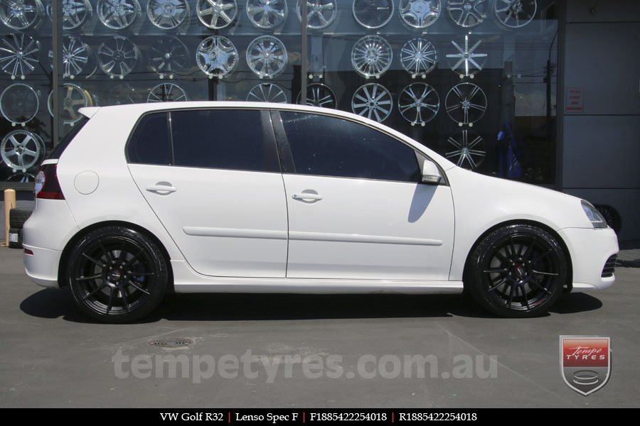 18x8.5 Lenso Spec F MB on VW GOLF