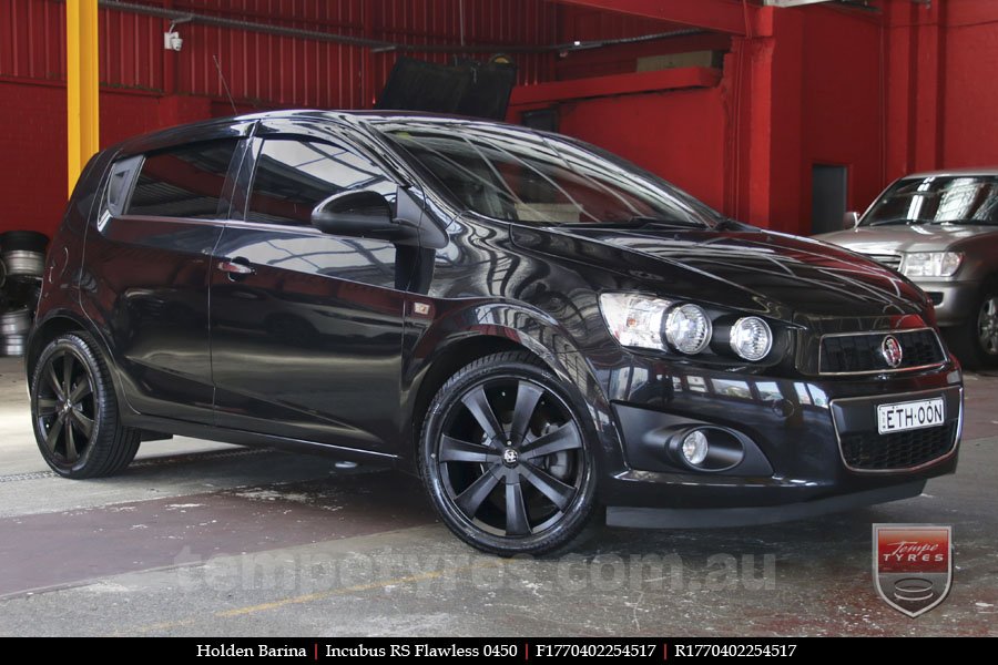 17x7.0 Incubus RS Flawless 0450 on HOLDEN BARINA