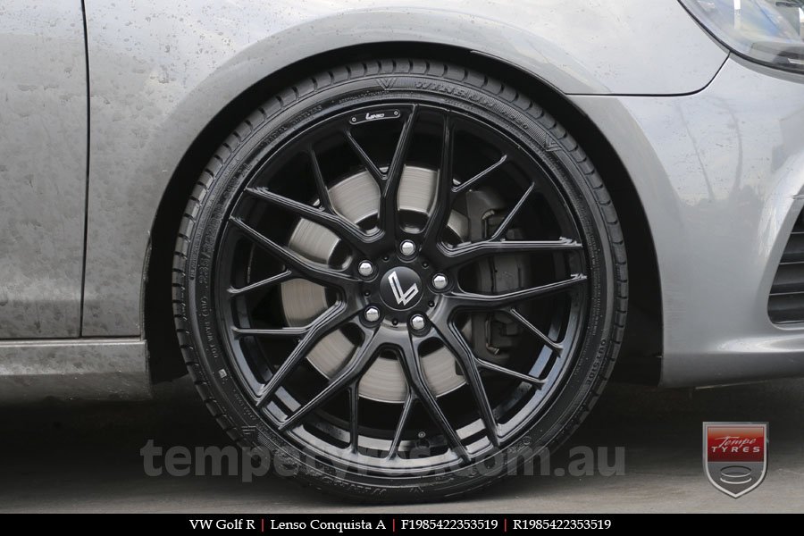 19x8.5 19x9.5 Lenso Conquista A CQA MK  on VW GOLF R