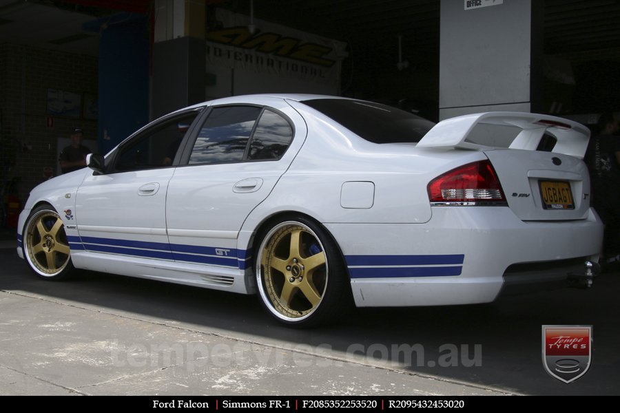 20x8.5 20x9.5 Simmons FR-1 Gold on FORD FALCON