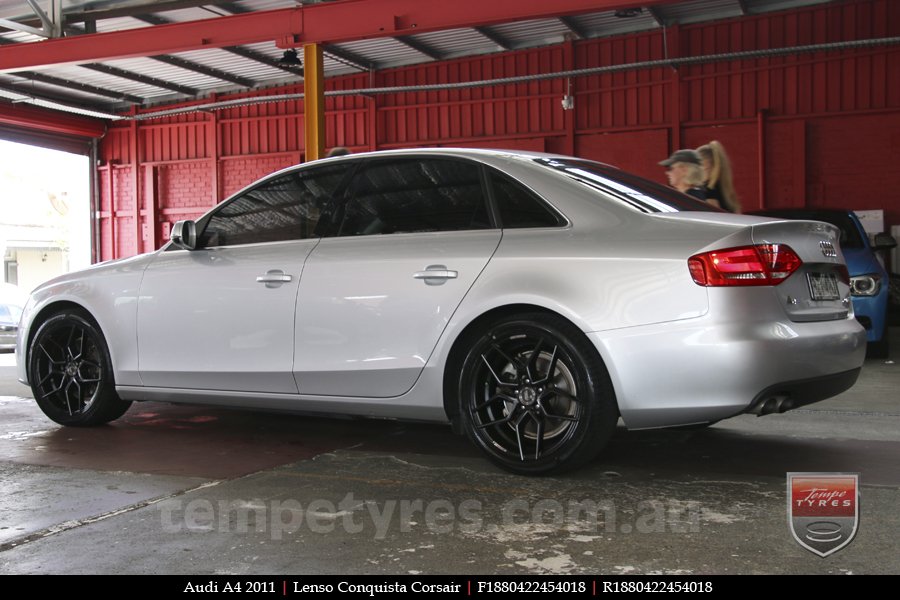 18x8.0 Lenso Conquista Corsair CQC on AUDI A4