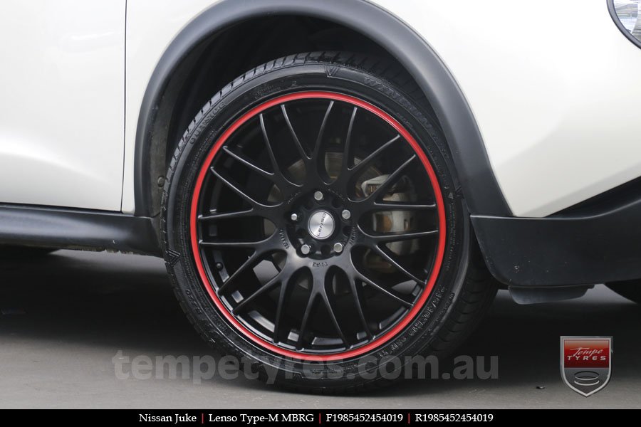 19x8.5 Lenso Type-M MBRG on NISSAN JUKE