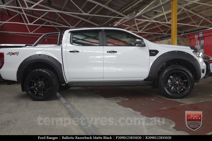 20x9.0 Ballistic Razorback on FORD RANGER