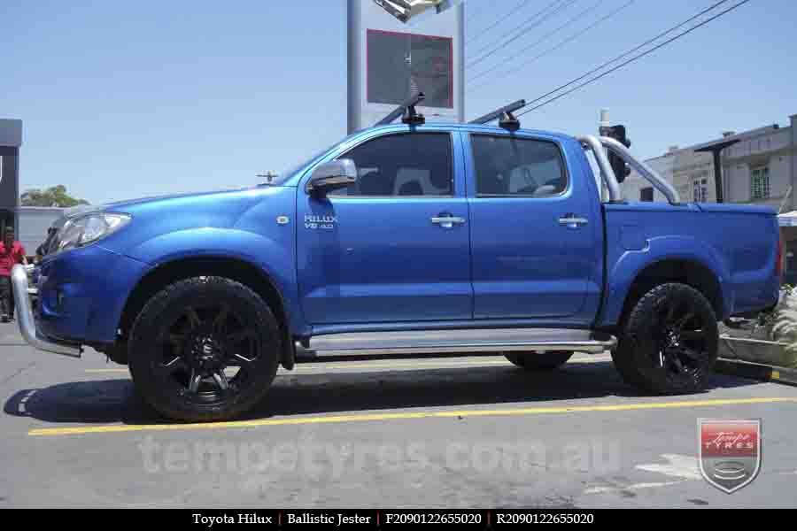 20x9.0 Ballistic Jester on TOYOTA HILUX