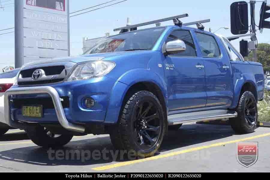 20x9.0 Ballistic Jester on TOYOTA HILUX