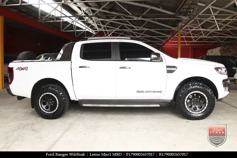 17x9.0 Lenso Max1 MBD on FORD RANGER WILDTRAK