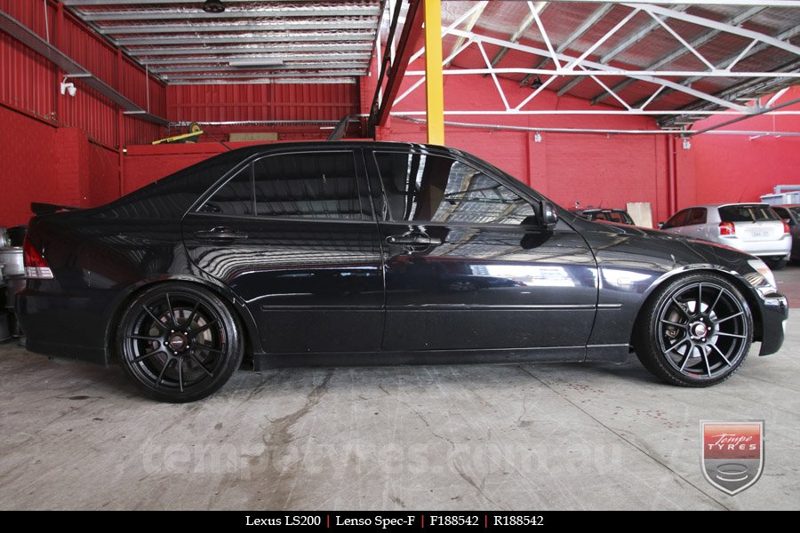 18x8.5 Lenso Spec F MB on LEXUS LS