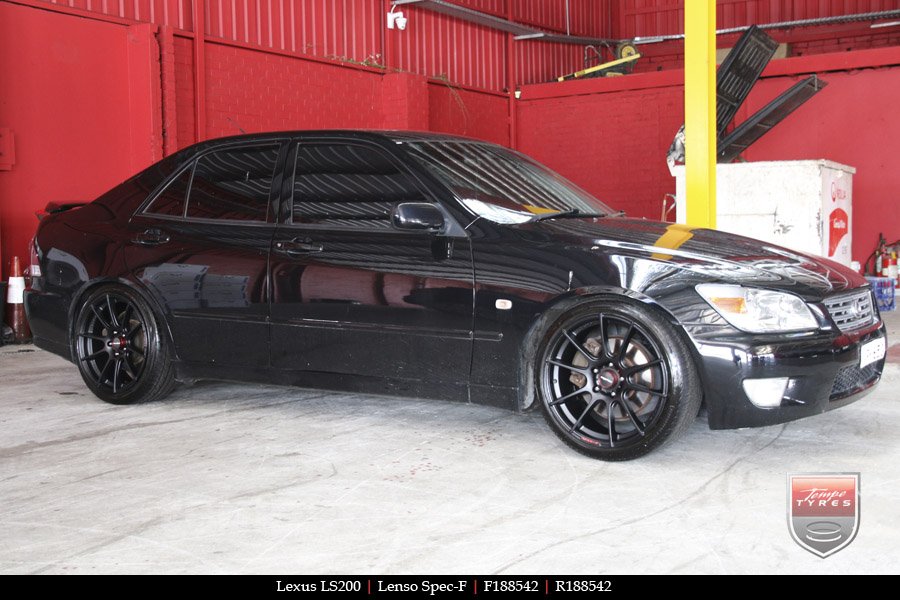 18x8.5 Lenso Spec F MB on LEXUS LS