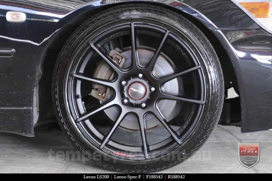 18x8.5 Lenso Spec F MB on LEXUS LS