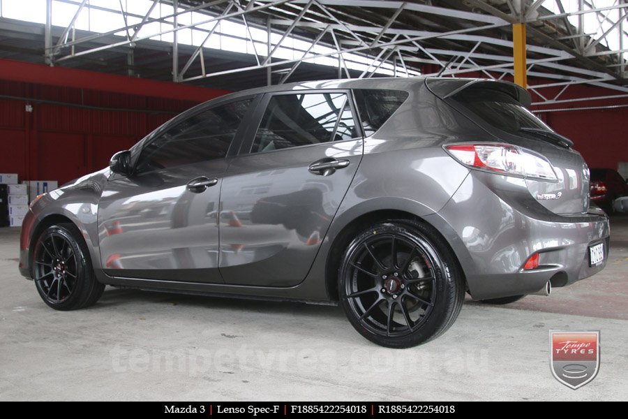 18x8.5 Lenso Spec F MB on MAZDA 3