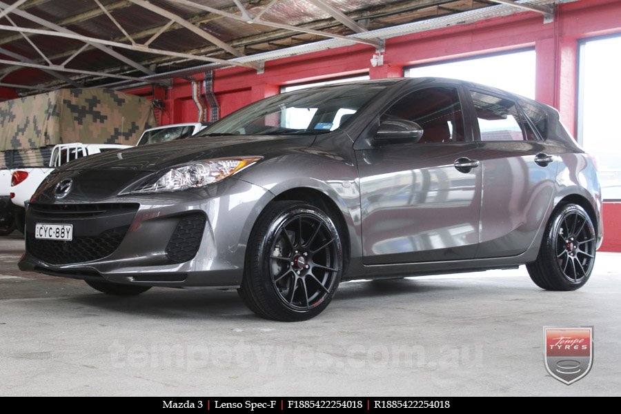 18x8.5 Lenso Spec F MB on MAZDA 3