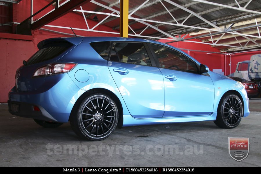 18x8.0 18x9.0 Lenso Conquista 5 SB CQ5 on MAZDA 3