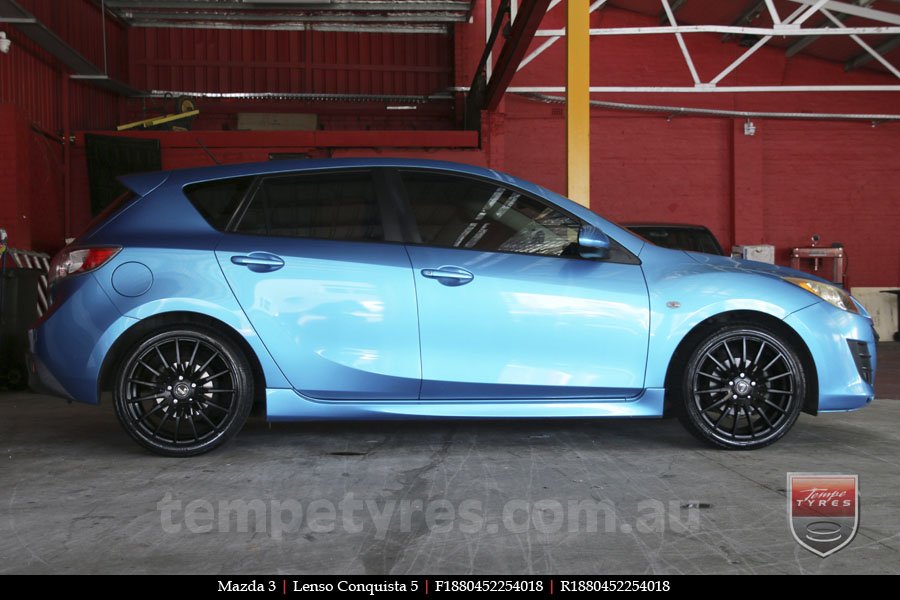 18x8.0 18x9.0 Lenso Conquista 5 SB CQ5 on MAZDA 3