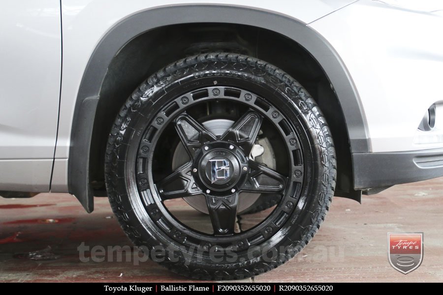 20x9.0 Ballistic Flame on TOYOTA KLUGER