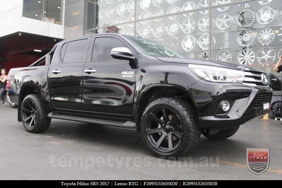 20x9.5 Lenso RTG MBW on TOYOTA HILUX SR5