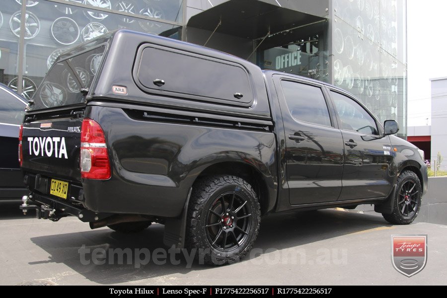 17x7.5 Lenso Spec F MB on TOYOTA HILUX