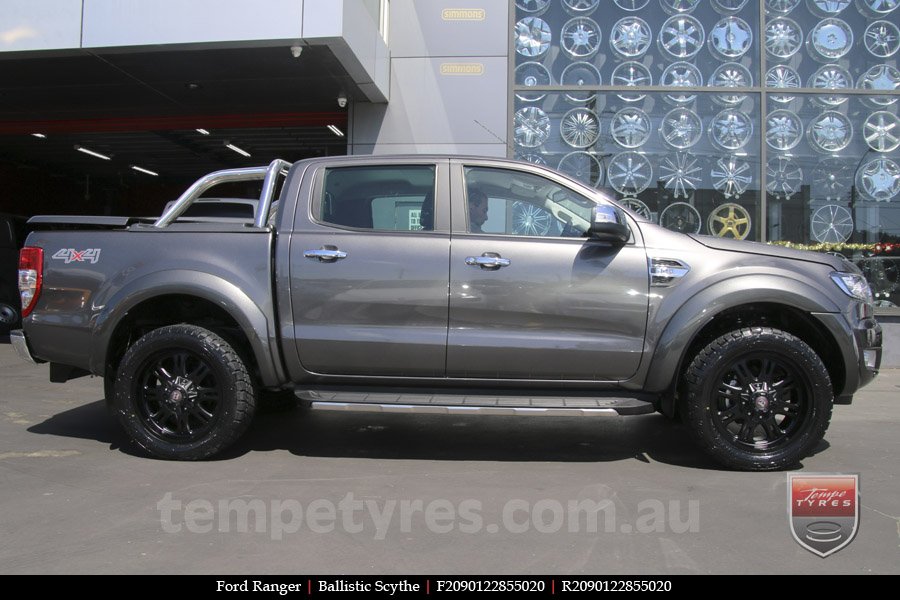 20x9.0 Ballistic Scythe on FORD RANGER