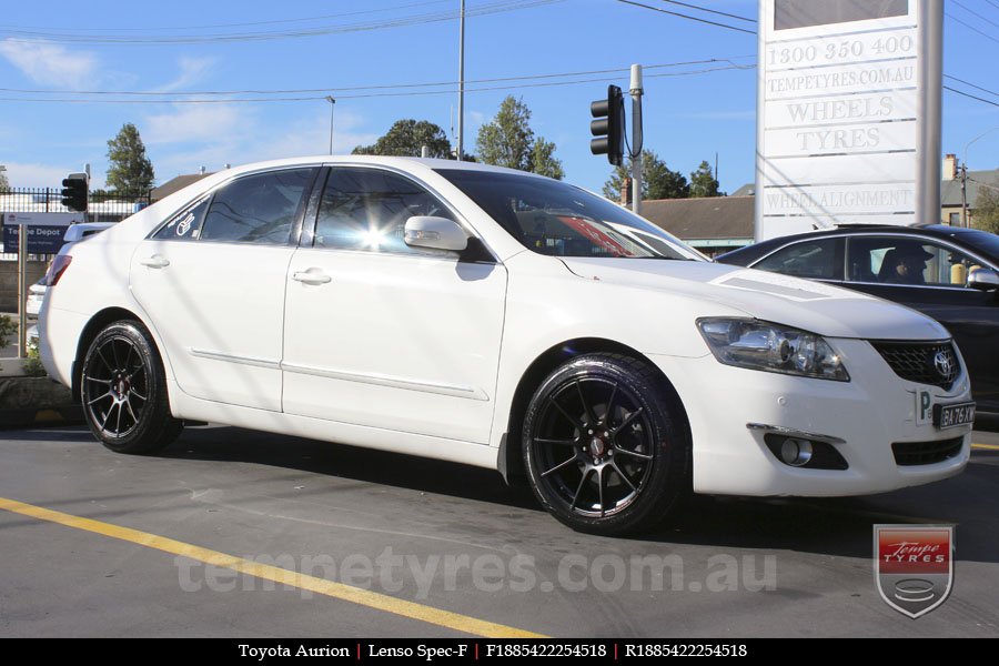 18x8.5 Lenso Spec F MB on TOYOTA AURION