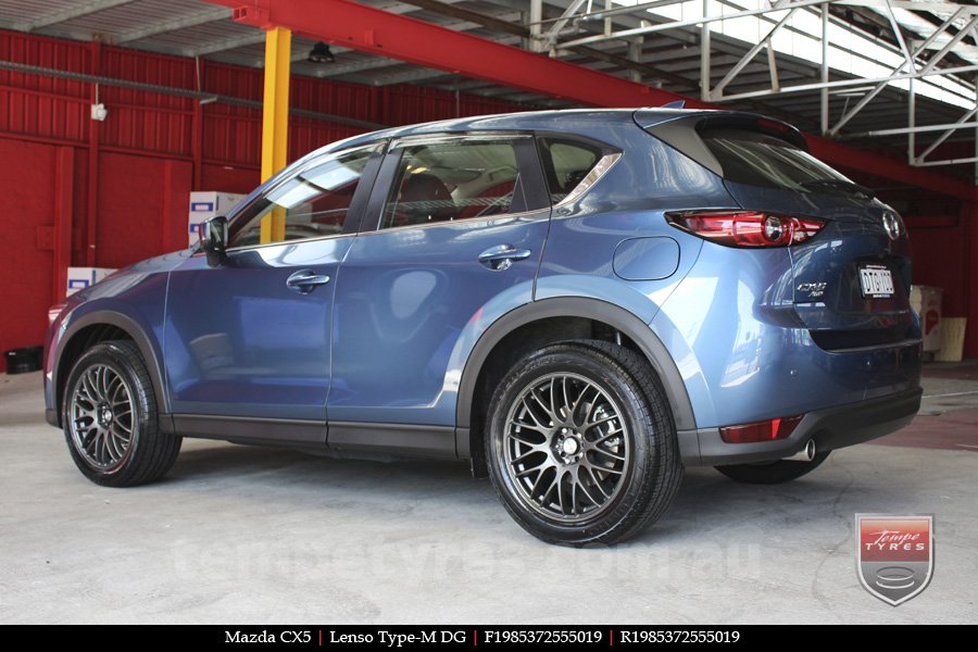 19x8.5 Lenso Type-M DG on MAZDA CX5