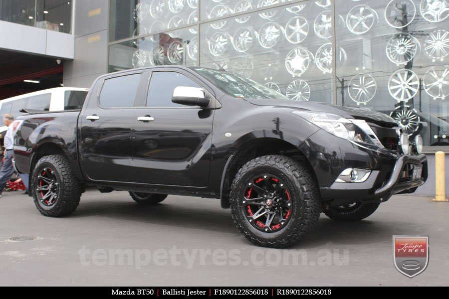 18x9.0 Ballistic Jester on MAZDA BT50