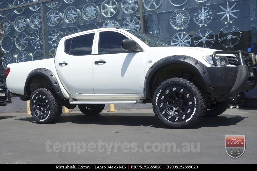 20x9.5 Lenso Max3 MB on MITSUBISHI TRITON