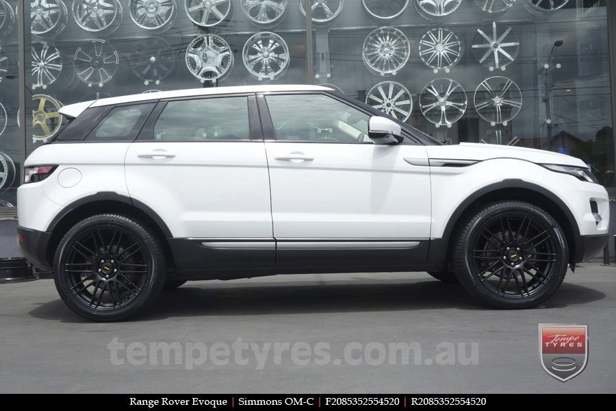 20x8.5 20x10 Simmons OM-C FB on RANGE ROVER EVOQUE