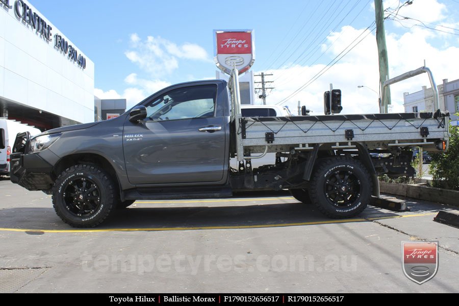 17x9.0 Ballistic Morax on TOYOTA HILUX