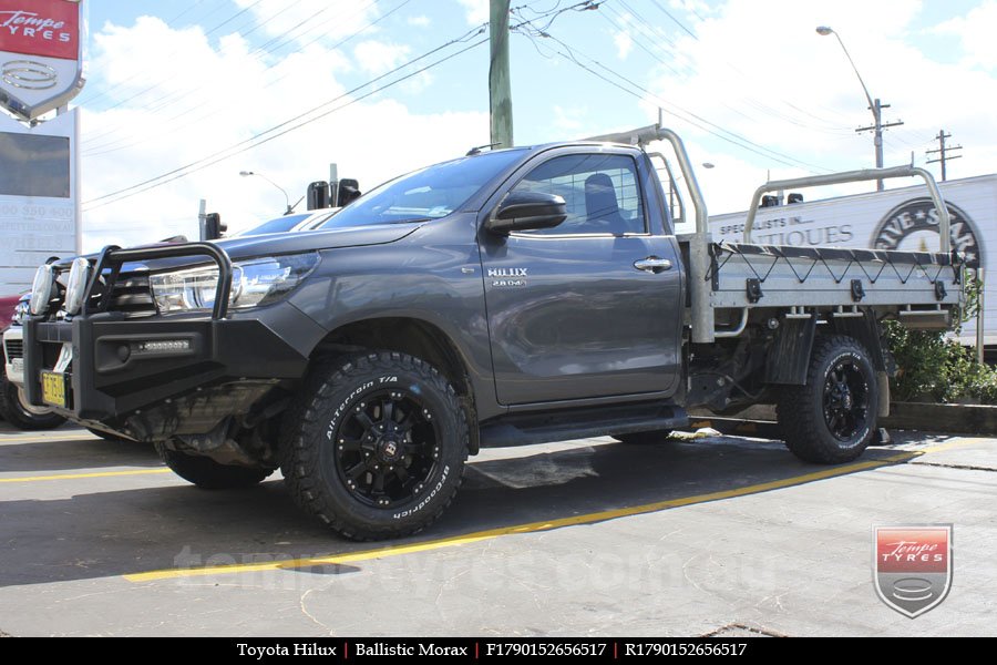 17x9.0 Ballistic Morax on TOYOTA HILUX