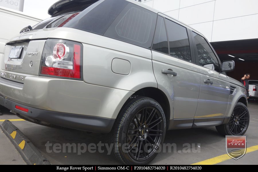 20x8.5 20x10 Simmons OM-C FB on RANGE ROVER SPORT