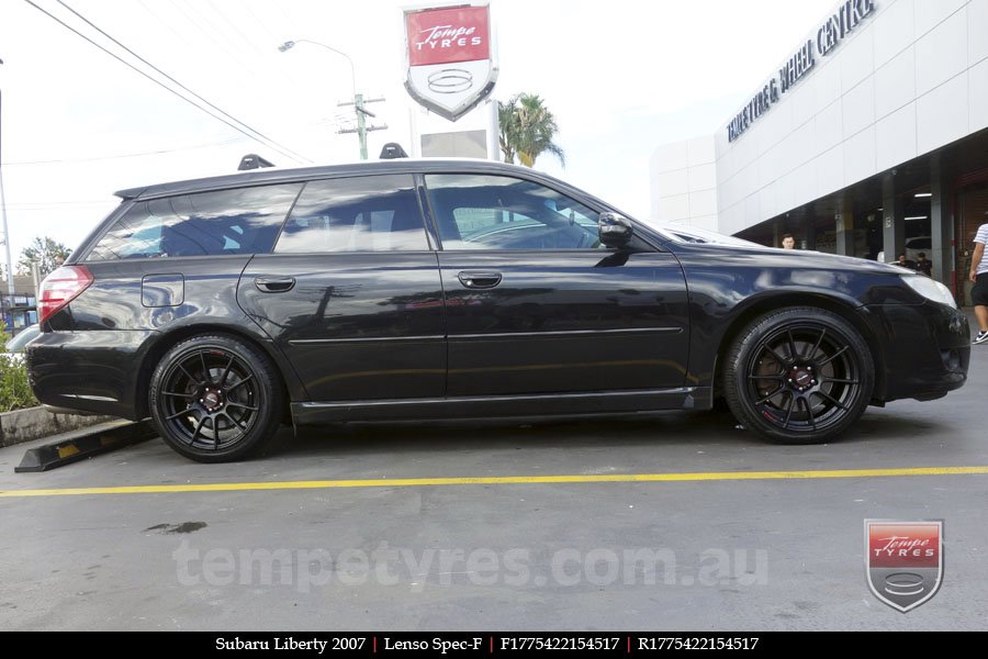 17x7.5 Lenso Spec F MB on SUBARU LIBERTY