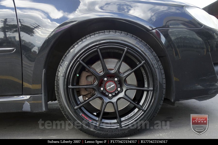 17x7.5 Lenso Spec F MB on SUBARU LIBERTY