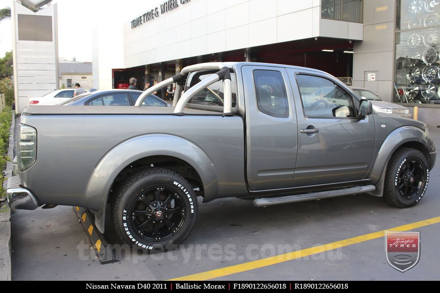 18x9.0 Ballistic Morax on NISSAN NAVARA D40