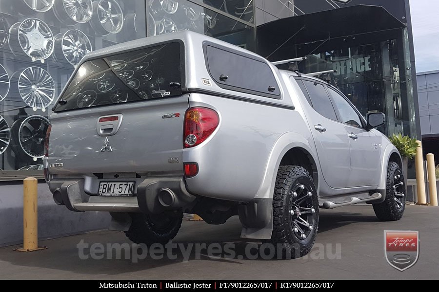 17x9.0 Ballistic Jester on MITSUBISHI TRITON