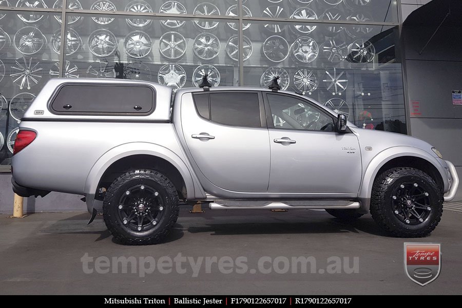 17x9.0 Ballistic Jester on MITSUBISHI TRITON