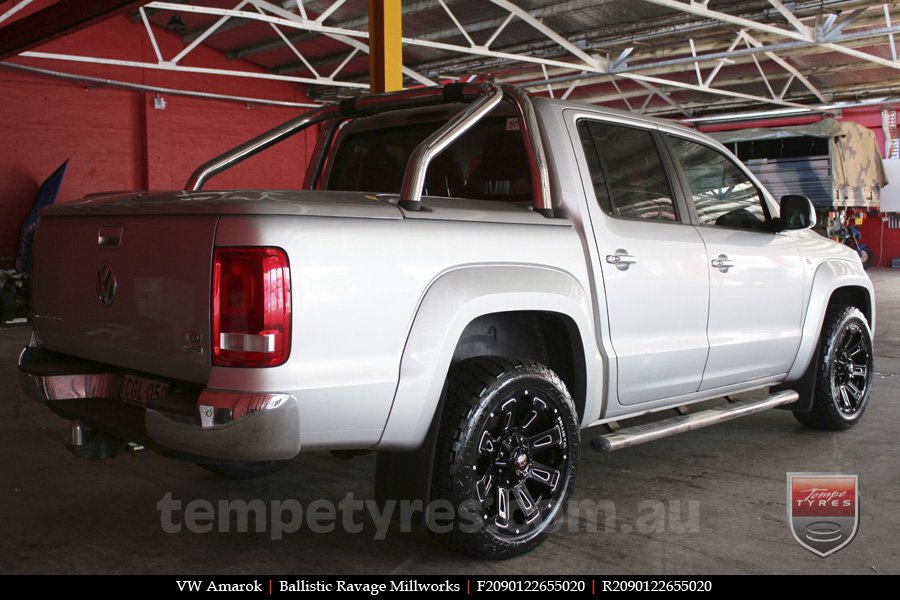 20x9.0 Ballistic Ravage Millworks on VW AMAROK