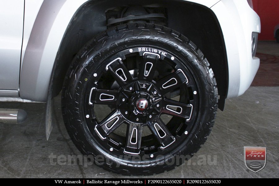 20x9.0 Ballistic Ravage Millworks on VW AMAROK