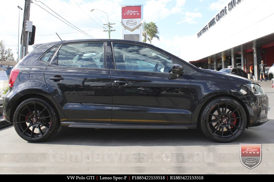 18x8.5 Lenso Spec F MB on VW POLO