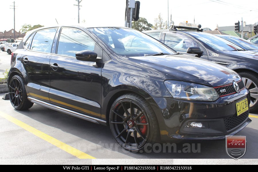 18x8.5 Lenso Spec F MB on VW POLO