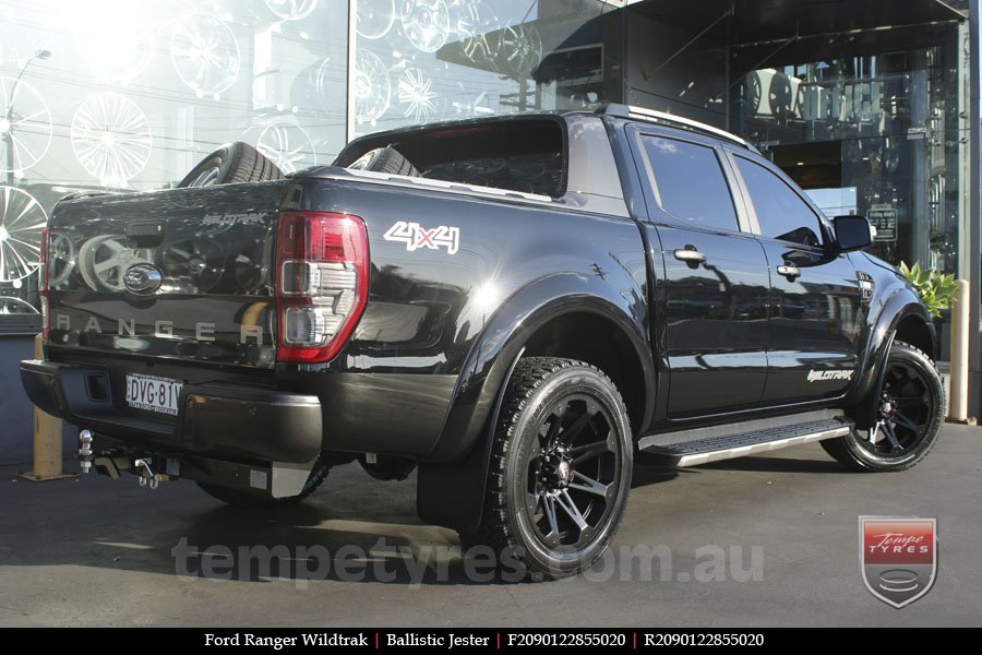 20x9.0 Ballistic Jester on FORD RANGER WILDTRAK