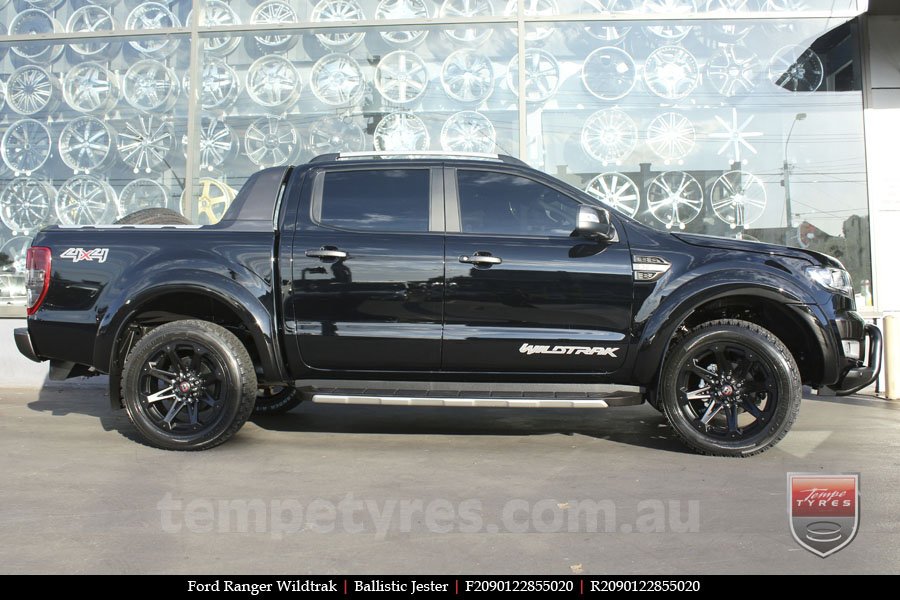 20x9.0 Ballistic Jester on FORD RANGER WILDTRAK