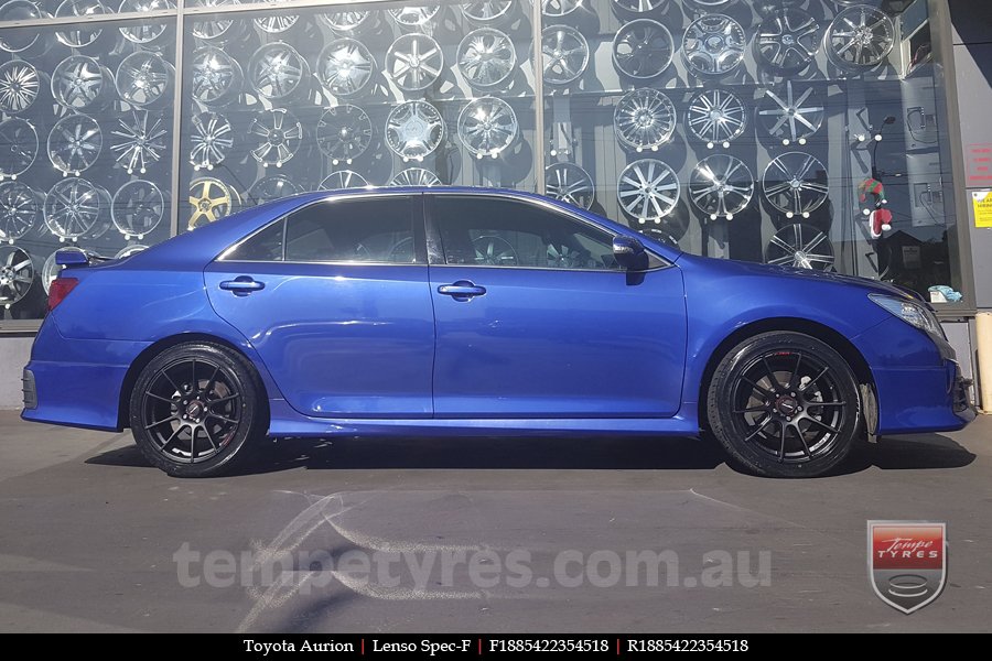18x8.5 Lenso Spec F MB on TOYOTA AURION